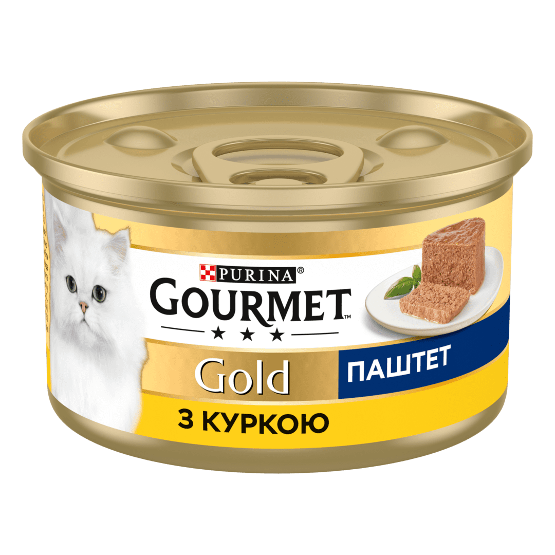Вологий корм для котів Purina Gourmet Gold Паштет з куркою