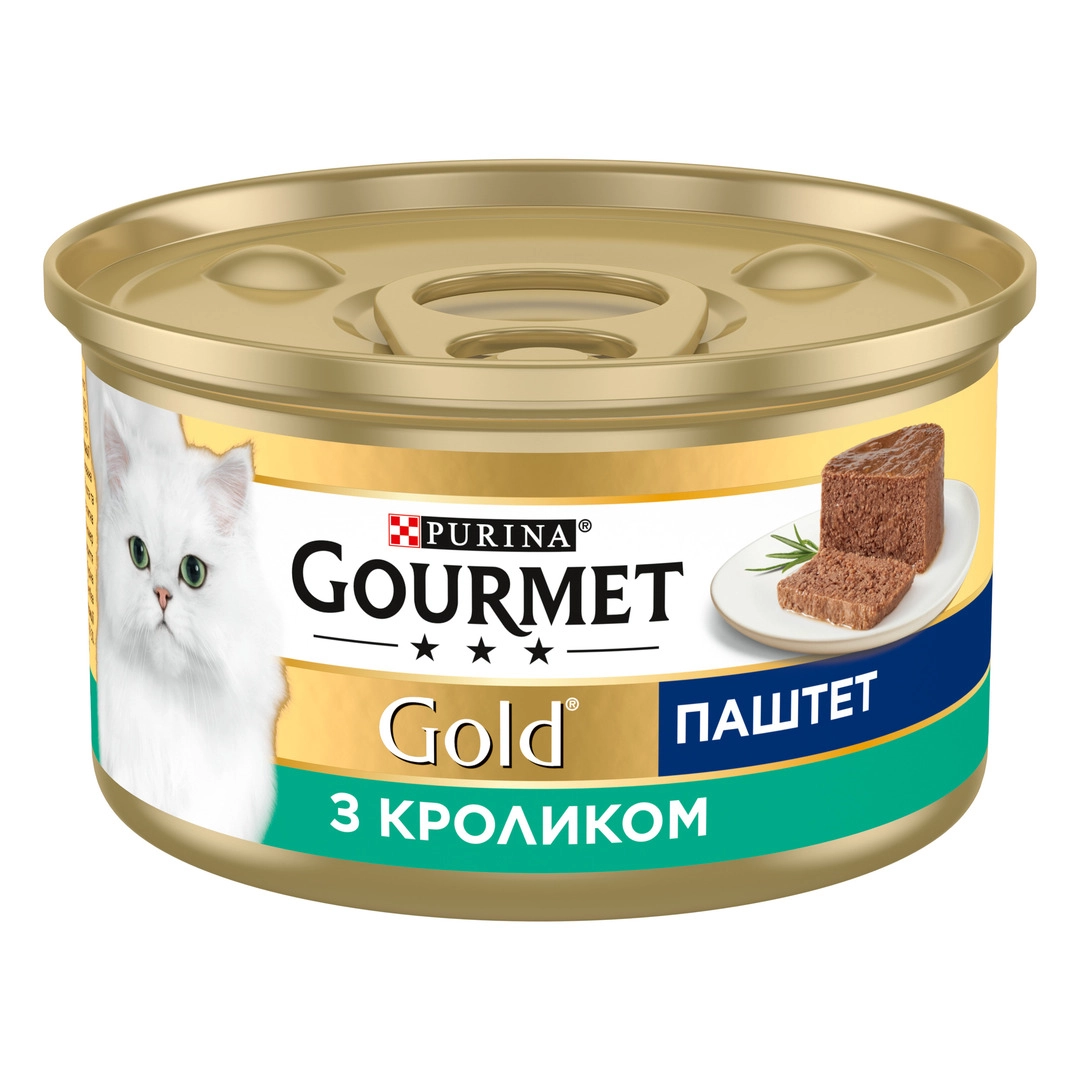 Вологий корм для котів Purina Gourmet Gold Паштет з кроликом