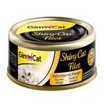 Влогий корм для котів GimCat ShinyCat Filet Курка та манго