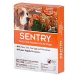 Капли от блох, клещей и комаров Sentry для собак весом от 7 до 15 кг