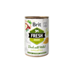 Влажный корм для собак Brit Fresh Duck with Millet