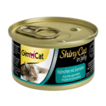 Влажный корм для котов GimCat ShinyCat in Jelly с курицей и креветкой