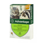 Препарат от блох для кошек и кроликов весом до 4 кг Bayer Advantage 40