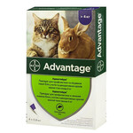 Препарат от блох для кошек и кроликов весом от 4 кг Bayer Advantage 80