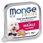Вологий корм для собак Monge Fresh Pork