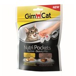 Лакомство для кошек GimCat Nutri Pockets Taurine-Beauty Mix