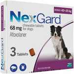 Таблетки от блох и клещей Merial NexGard для собак весом 10-25 кг