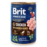 Влажный корм для собак Brit Premium By Nature For Dogs Of All Breeds Chicken with Chicken Hearts