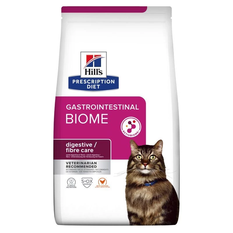 Лікувальний сухий корм для котів Hill's Prescription Diet Feline Gastrointestinal Biome Digestive / Fibre Care Chicken