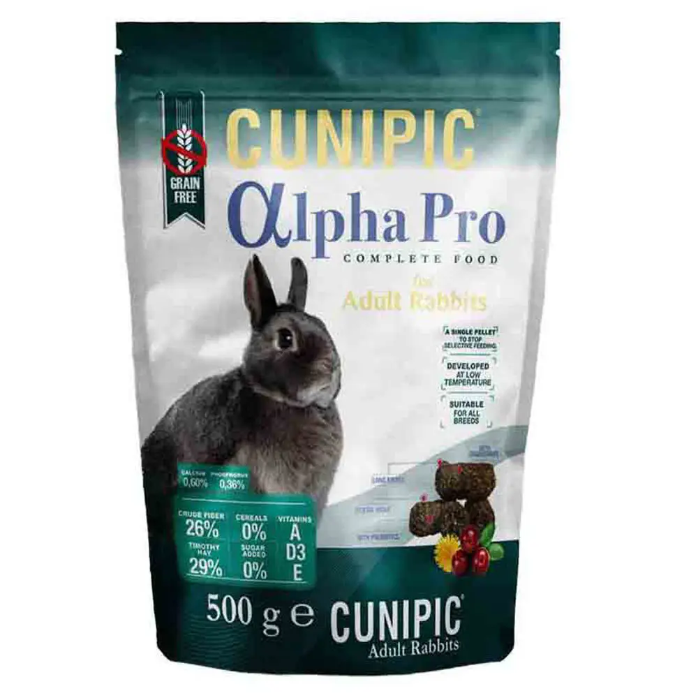 Корм для дорослих кроликів від 6 місяців Cunipic Alpha Pro