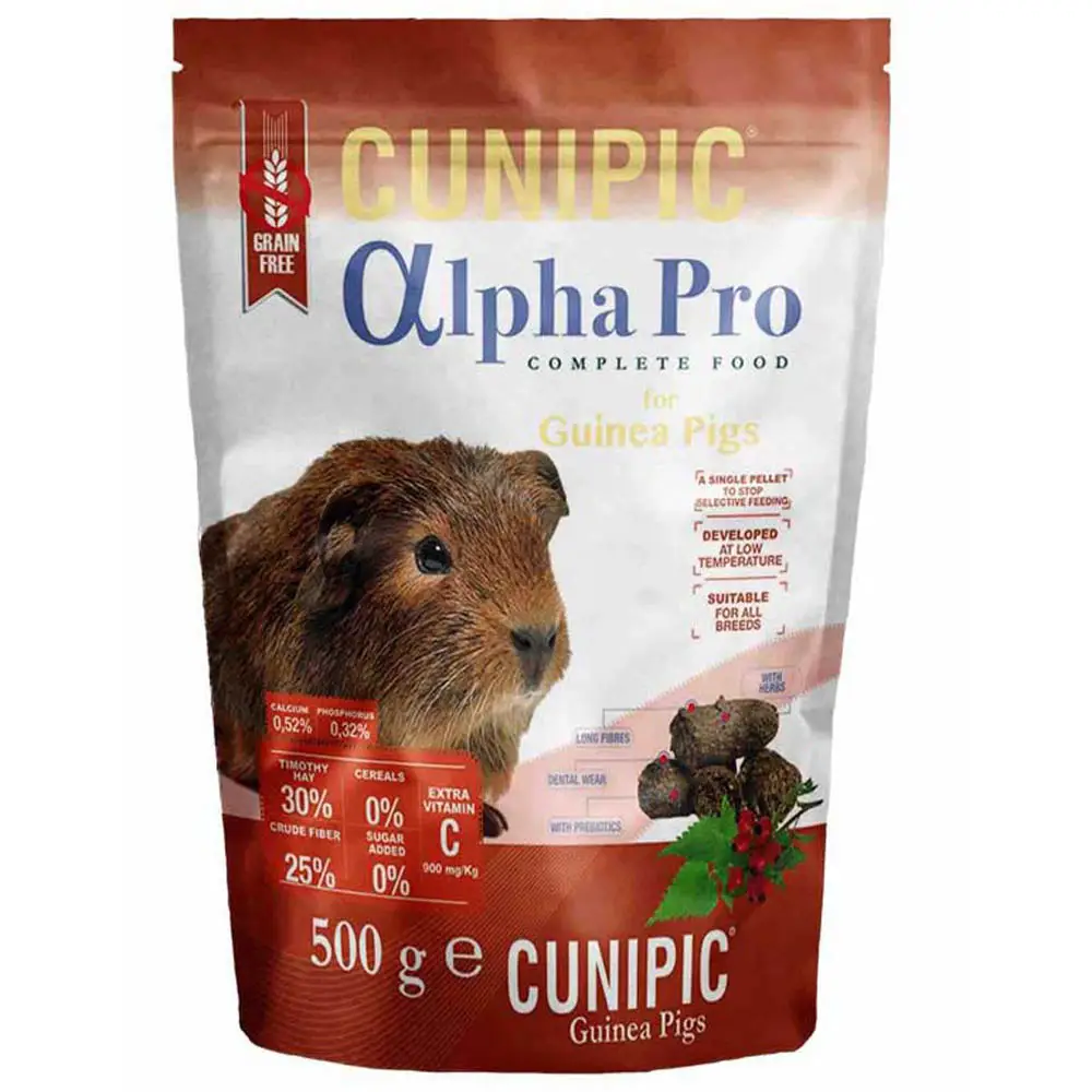 Корм для молодих та дорослих морських свинок Cunipic Alpha Pro