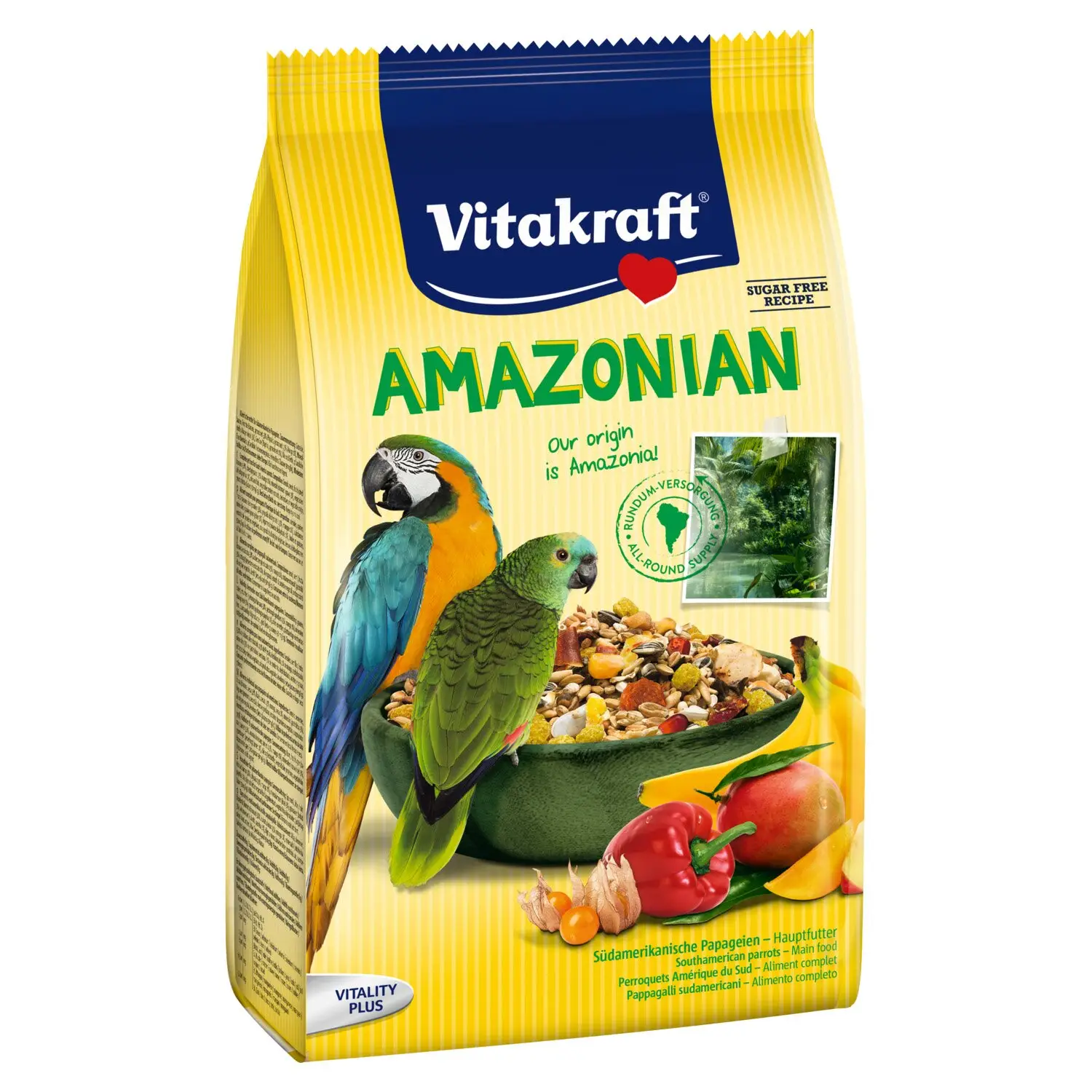 Корм для великих амазонських папуг Vitakraft Amazonian