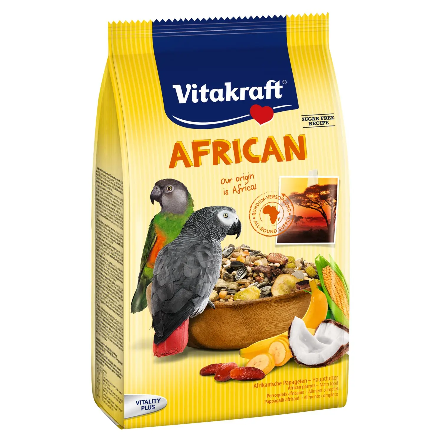 Корм для великих африканських папуг Vitakraft African