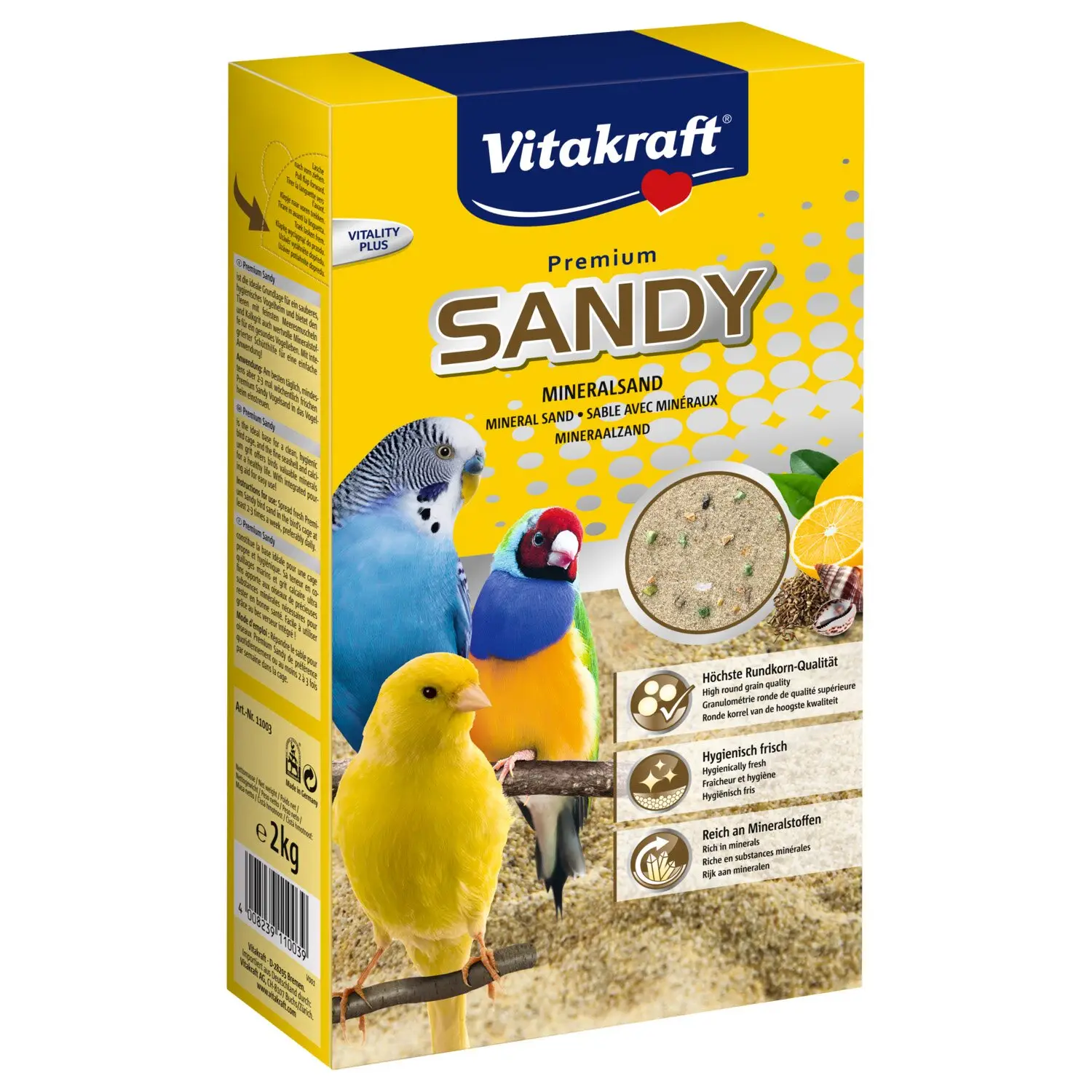 Пісок для птахів Vitakraft Sandy Mineralsand