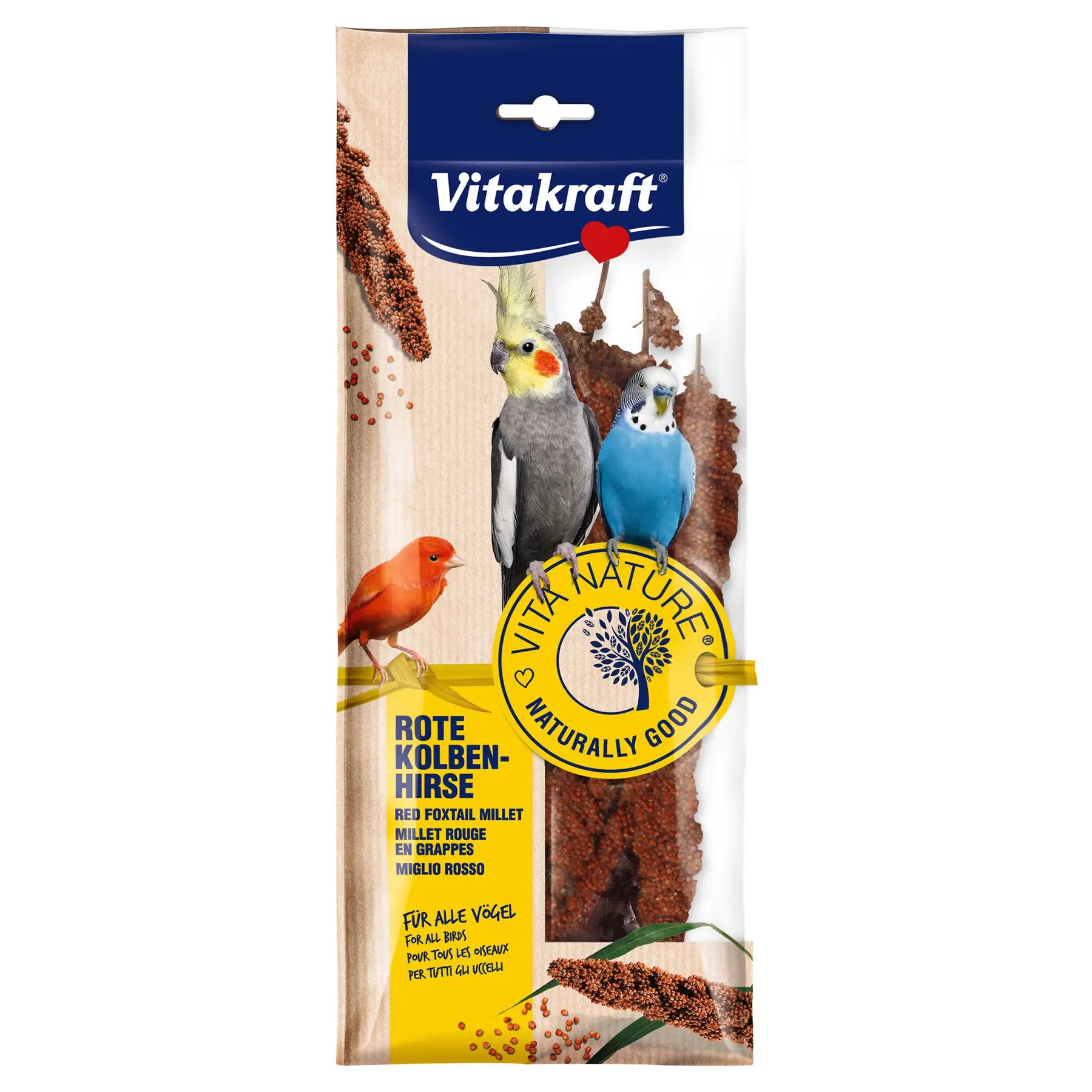 Ласощі для птахів Vitakraft VITA Nature Red Foxtail Millet