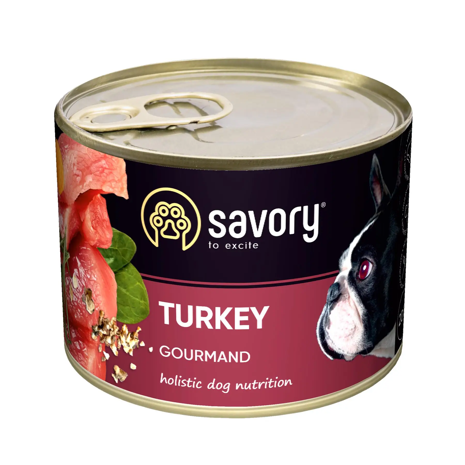 Вологий корм для собак Savory Gourmand Turkey
