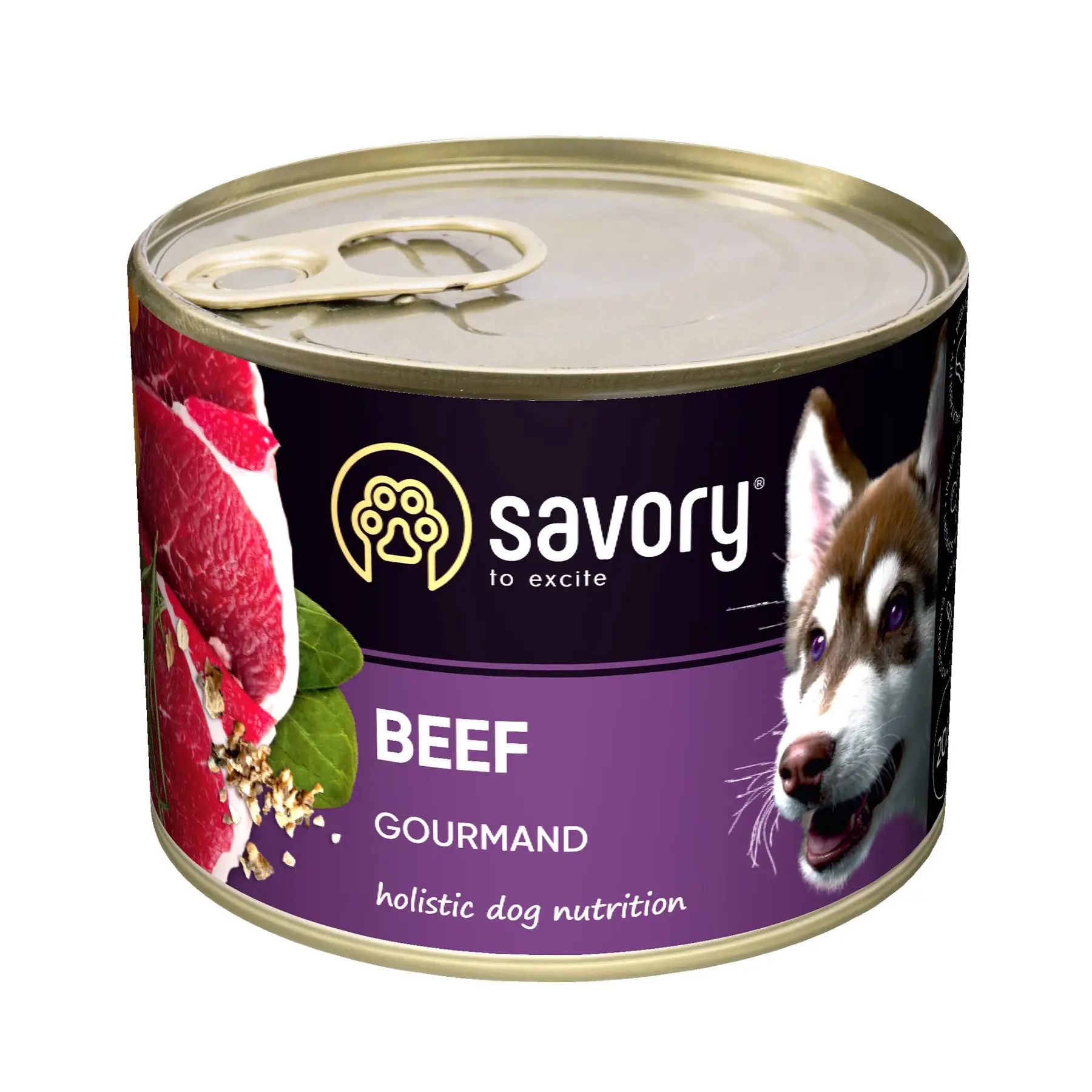 Вологий корм для собак Savory Gourmand Beef
