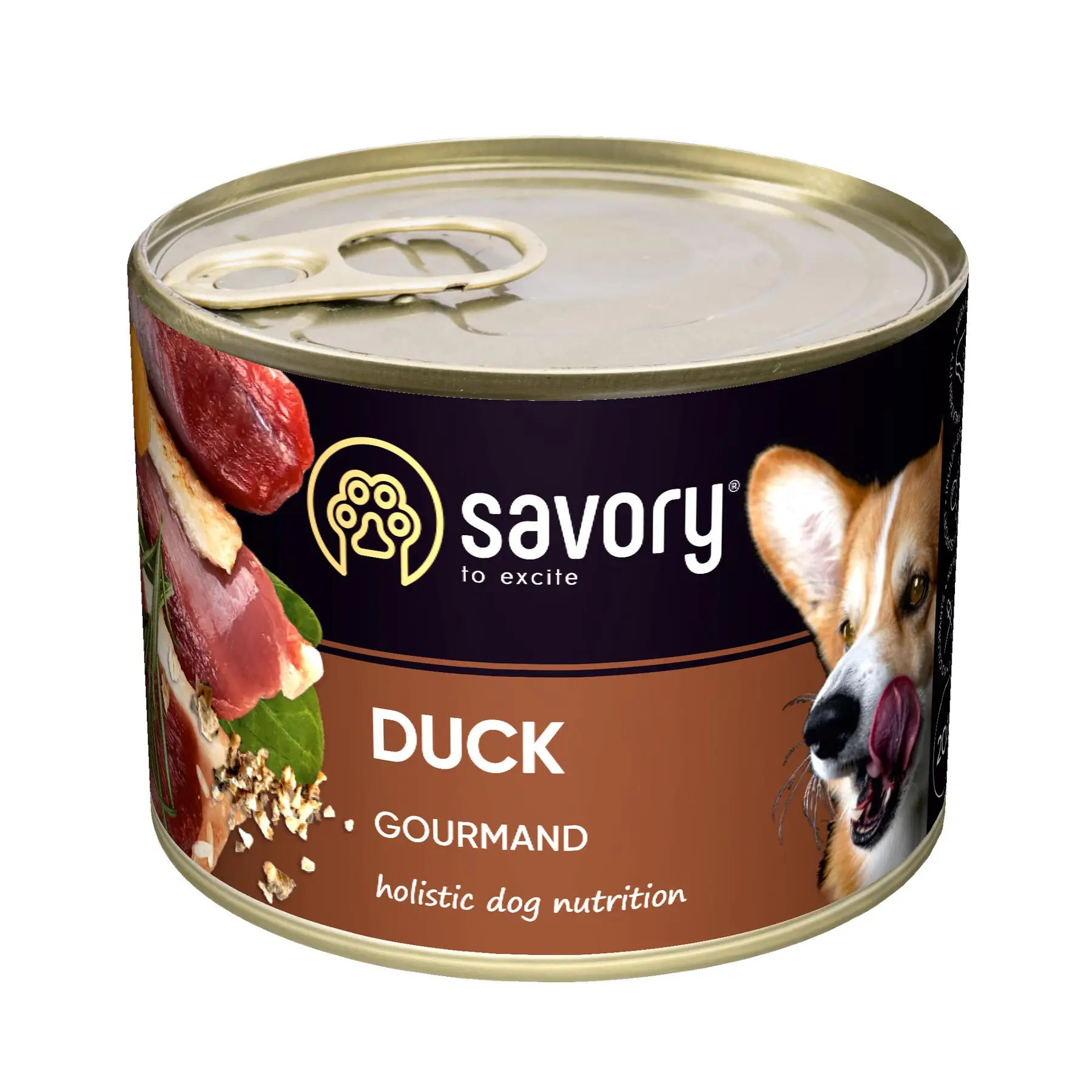 Вологий корм для собак Savory Gourmand Duck