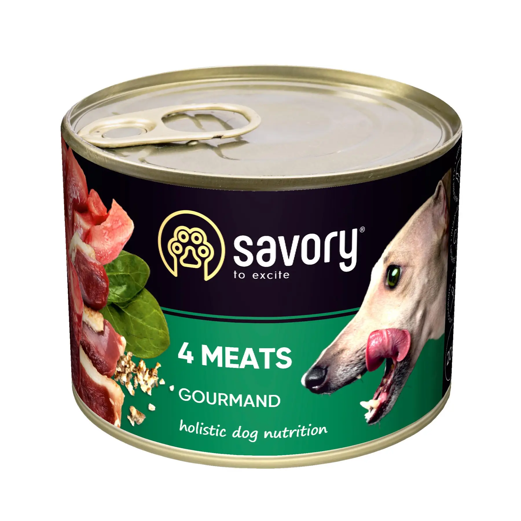 Вологий корм для собак Savory Gourmand 4 Meats